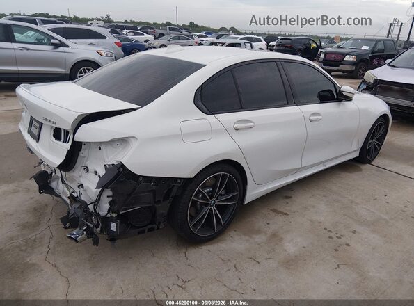 3MW5R7J0XN8C77655 2022 BMW 3 SERIES White Trasero derecho