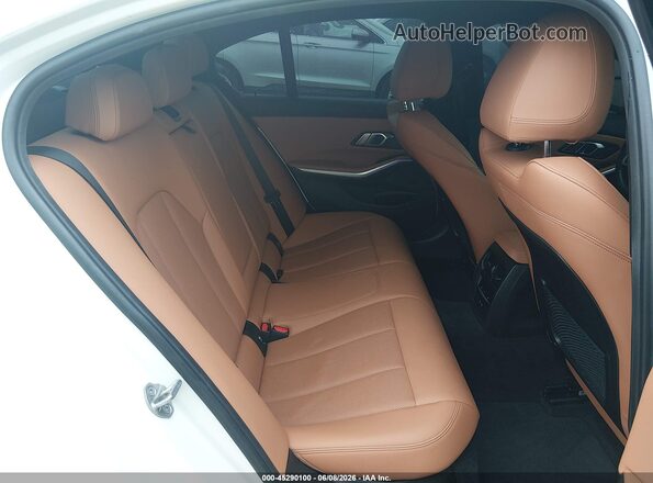 3MW5R7J0XN8C77655 2022 BMW 3 SERIES White Vista de la etiqueta del VIN