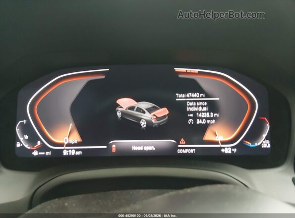 3MW5R7J0XN8C77655 2022 BMW 3 SERIES White Vista de los asientos traseros