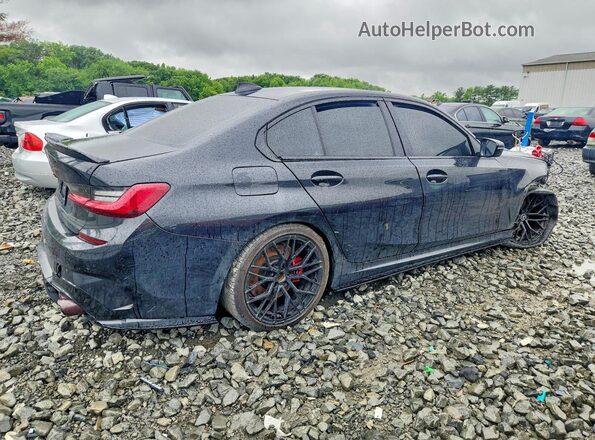 3MW5U7J00M8B54475 2021 BMW M3 Черный Задняя правая четверть
