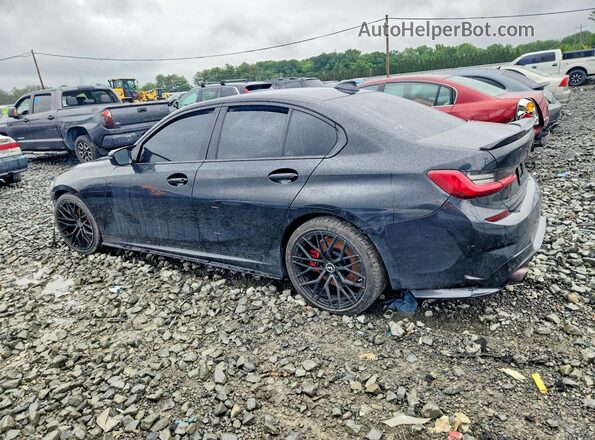 3MW5U7J00M8B54475 2021 BMW M3 Черный Задняя левая четверть