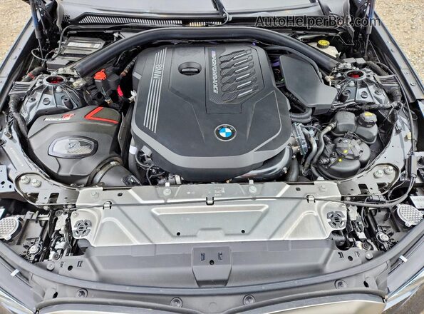 3MW5U7J05M8B63463 2021 BMW M3 Серый Вид задней части салона