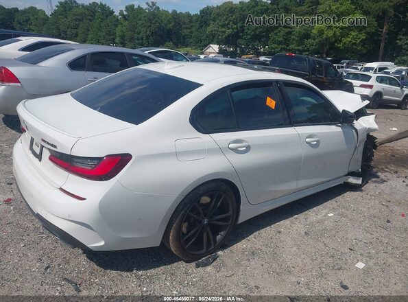 3MW5U9J00N8C75715 2022 BMW M3 White Задня права чверть