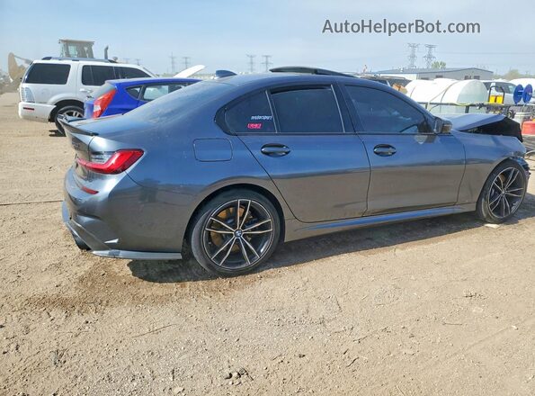 3MW5U9J05M8B50465 2021 BMW 5 SERIES Gray Задня права чверть