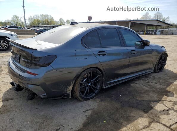 3MW5U9J07N8C29797 2022 BMW M3 Gray Հետևի աջ