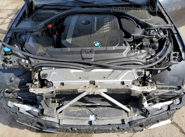 3MW5U9J07N8C29797 2022 BMW M3 Gray Սալոնի հետևի տեսք