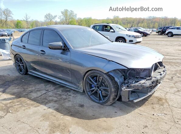 3MW5U9J07N8C29797 2022 BMW M3 Gray Առջևի աջ