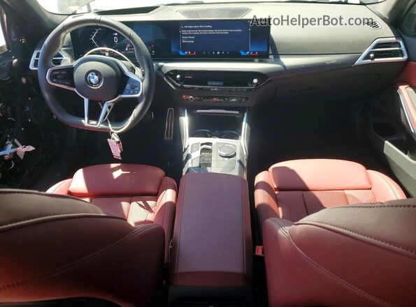 3MW69CW02S8F31618 2025 BMW 3 SERIES Gray Widok deski rozdzielczej
