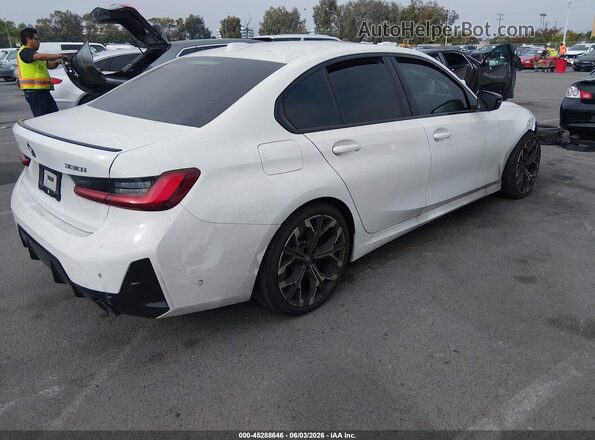 3MW69CW04S8F76298 2025 BMW 3 SERIES White Tył prawy