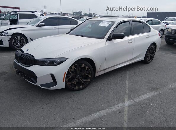 3MW69CW04S8F76298 2025 BMW 3 SERIES White Przód lewy