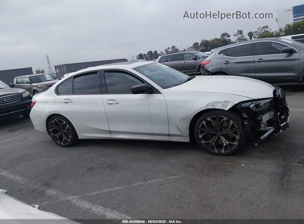 3MW69CW04S8F76298 2025 BMW 3 SERIES White Widok wnętrza 360 stopni