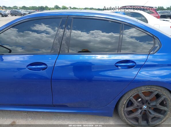 3MW69CW07S8F19660 2025 BMW 3 SERIES Blue Սալոնի 360 աստիճան տեսք