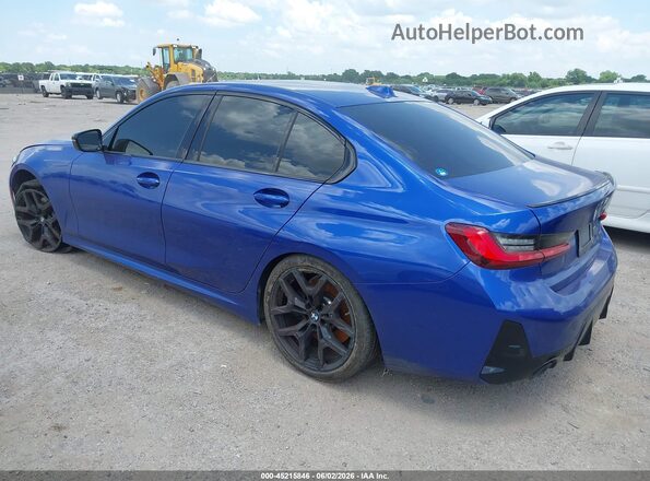3MW69CW07S8F19660 2025 BMW 3 SERIES Blue Հետևի ձախ