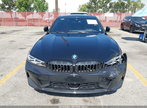 3MW69CW09T8G12519 2026 BMW 3 SERIES Black ხელსაწყოთა პანელის ხედი