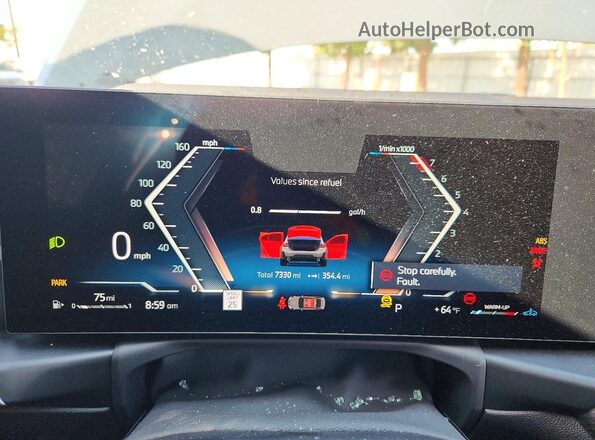 3MW69CW0XT8F87422 2026 BMW 3 SERIES Gray Вид щитка приладів