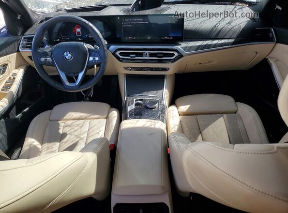 3MW69FF00P8D14500 2023 BMW 3 SERIES White Առջևի վահանակի տեսք