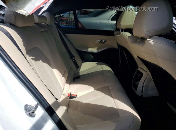 3MW69FF00P8D14500 2023 BMW 3 SERIES White Հետևի նստատեղերի տեսք