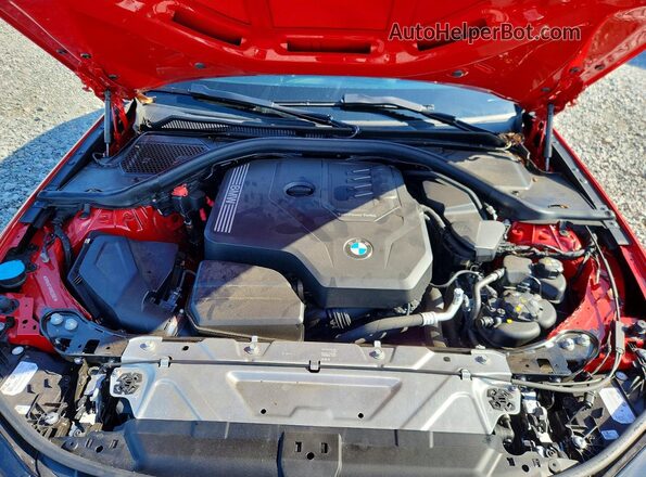 3MW69FF00R8E25583 2024 BMW 3 SERIES Red Rear interior view