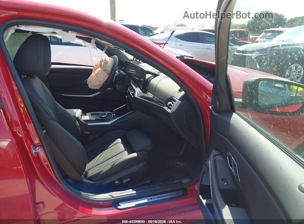 3MW69FF03P8D40265 2023 BMW 3 SERIES Red Вид салону спереду