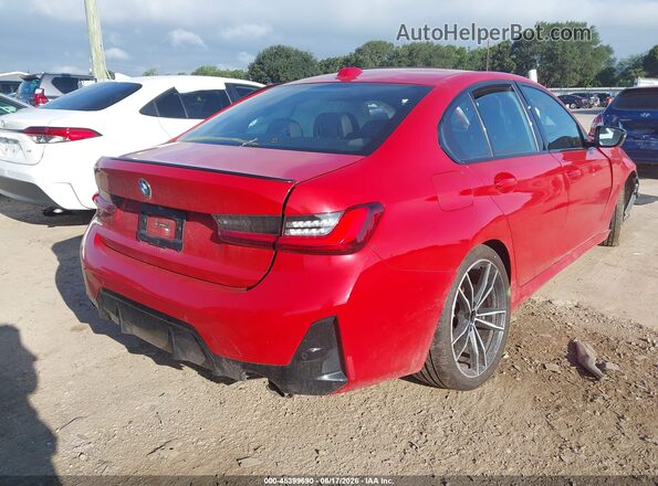 3MW69FF03P8D40265 2023 BMW 3 SERIES Red Задня права чверть