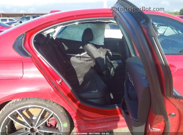 3MW69FF03P8D40265 2023 BMW 3 SERIES Red Вид наклейки з VIN-кодом