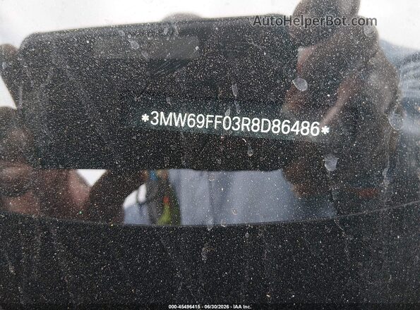 3MW69FF03R8D86486 2024 BMW 3 SERIES Black Вид підкапотного простору