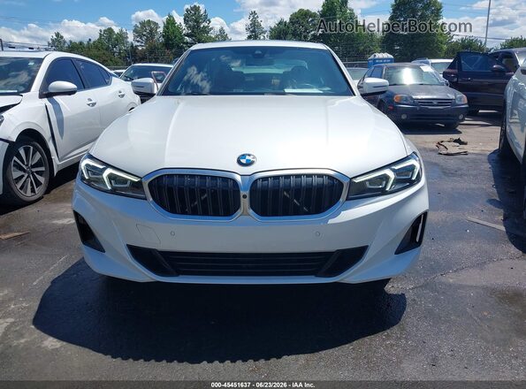 3MW69FF03R8E06364 2024 BMW 3 SERIES White Widok zestawu wskaźników