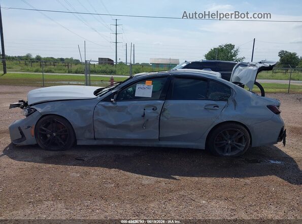 3MW69FF05R8D97442 2024 BMW 3 SERIES Gray Widok wnętrza 360 stopni
