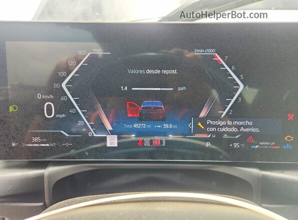 3MW69FF05R8E39107 2024 BMW OTHER Blue Instrument cluster view