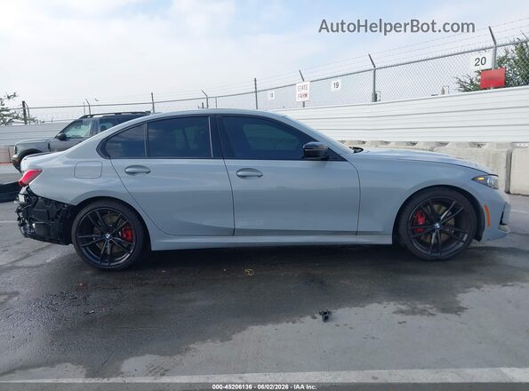 3MW69FF06R8E17231 2024 BMW 3 SERIES Gray სალონის 360-გრადუსიანი ხედი