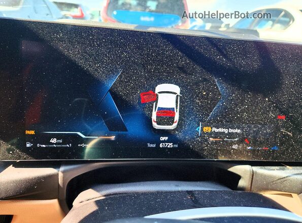 3MW69FF0XP8D19767 2023 BMW OTHER White ხელსაწყოთა პანელის ხედი