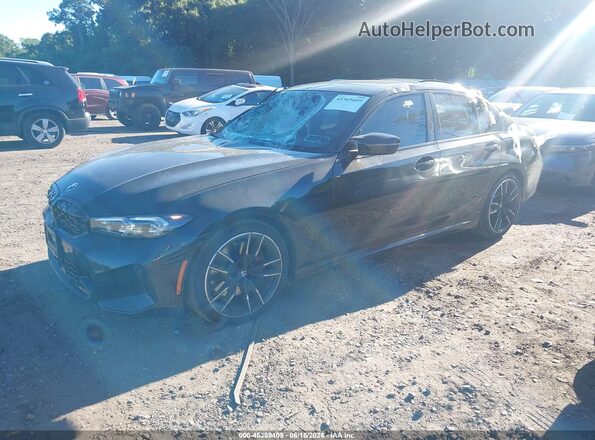 3MW69FT00T8F98483 2026 BMW M3 Black Առջևի ձախ երեք քառորդ տեսարան