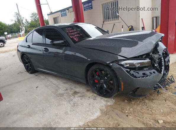 3MW69FT08T8G09665 2026 BMW M3 Gray Rear interior view