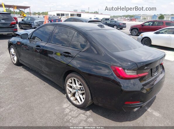 3MW89CW01S8F00238 2025 BMW 3 SERIES Black უკანა მარცხენა