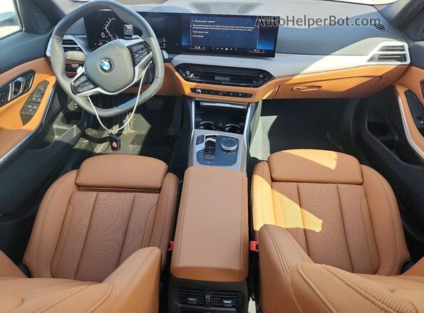 3MW89CW02S8F79211 2025 BMW 3 SERIES White Вид панелі приладів