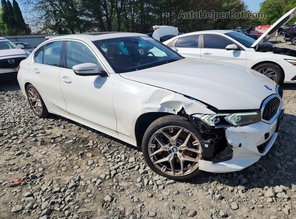 3MW89CW02S8F79211 2025 BMW 3 SERIES White Передня права чверть