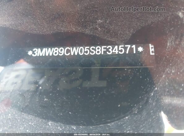 3MW89CW05S8F34571 2025 BMW 3 SERIES Black Vista del compartimento del motor