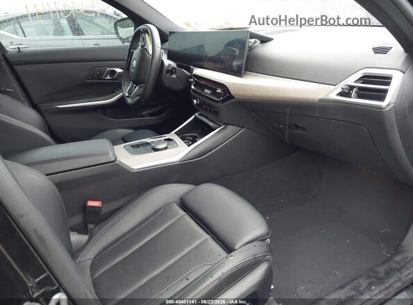 3MW89CW09S8F07440 2025 BMW 3 SERIES Black Front interior view