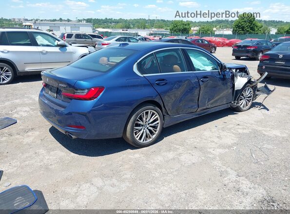 3MW89FF00P8D39471 2023 BMW 3 SERIES Blue Задня права чверть