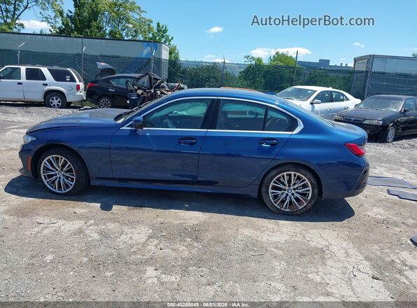 3MW89FF00P8D39471 2023 BMW 3 SERIES Blue Панорамний вид салону 360°
