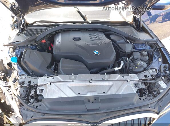 3MW89FF00P8D39471 2023 BMW 3 SERIES Blue Вид ззаду