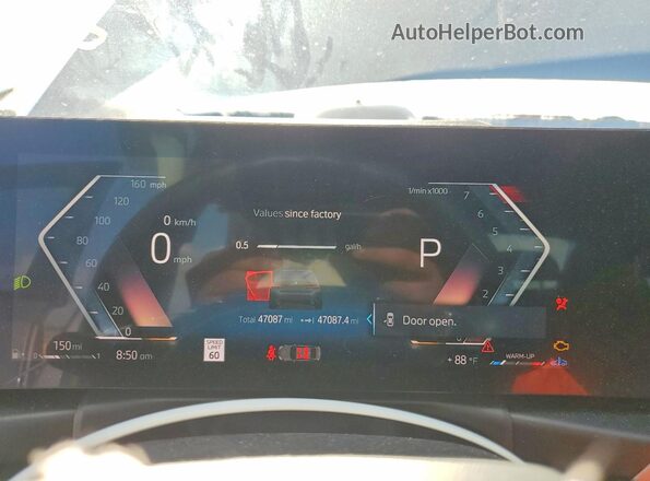 3MW89FF02P8D04365 2023 BMW OTHER Gray Instrument cluster view