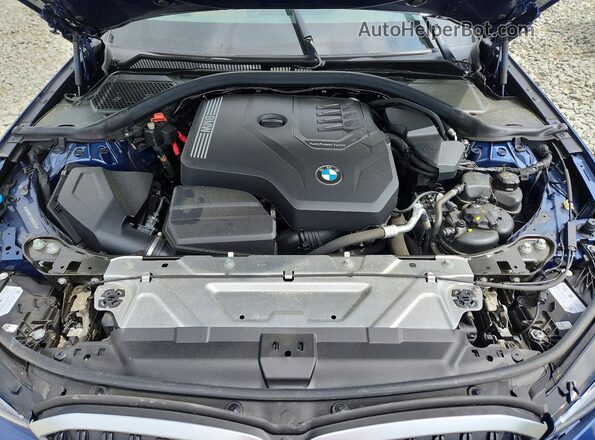 3MW89FF02P8D09310 2023 BMW 3 SERIES Blue Vista interior trasera