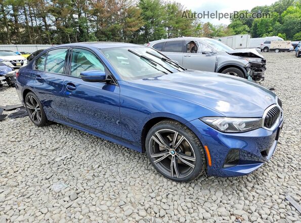 3MW89FF02P8D09310 2023 BMW 3 SERIES Blue Delantero derecho