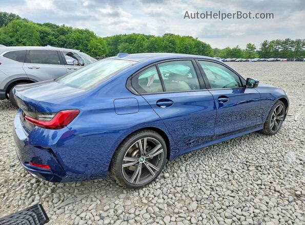 3MW89FF02P8D09310 2023 BMW 3 SERIES Blue Trasero derecho
