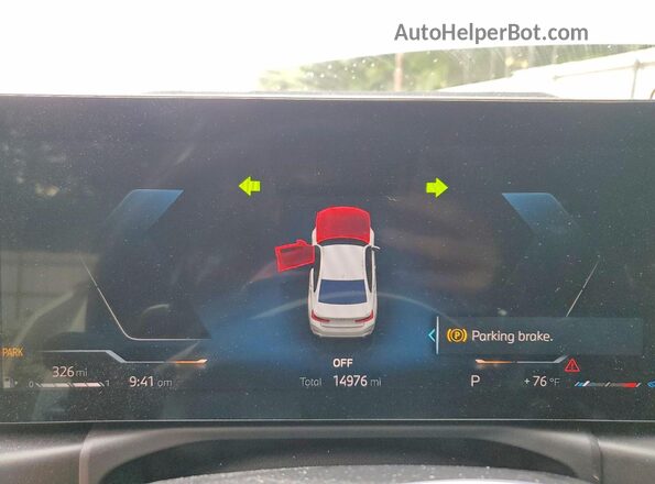 3MW89FF05P8D35027 2023 BMW 3 SERIES White Սարքավորումների վահանակի տեսք