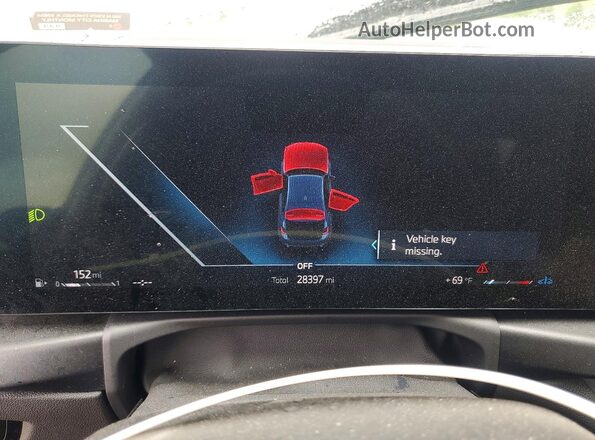3MW89FF06R8D90895 2024 BMW 3 SERIES Blue Vista del cuadro de instrumentos