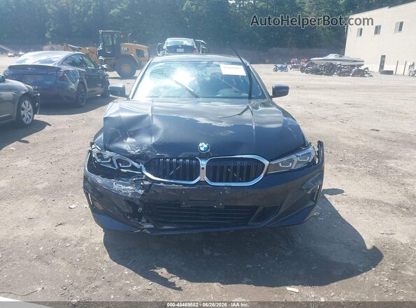 3MW89FF07P8D48250 2023 BMW 3 SERIES Black Rear view