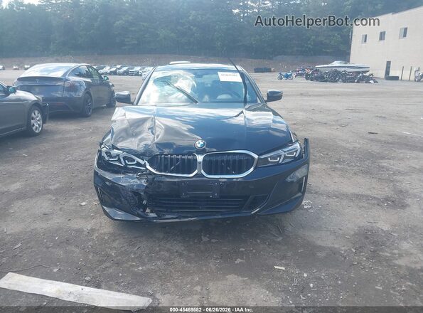 3MW89FF07P8D48250 2023 BMW 3 SERIES Black Instrument cluster view