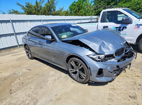 3MW89FF08P8D09733 2023 BMW 3 SERIES Серый Передняя правая четверть